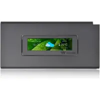 Thermaltake AC-064-OO1NAN-A1, Universal, LCD panel kit, Schwarz, 18,2 mm, 104 mm, 214,5 mm