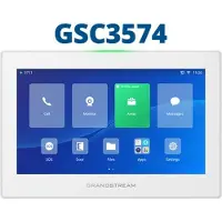 Grandstream Networks GSC3574, 17,8 cm (7"), TFT, 1024 x 600 Pixel, Kapazitiv, H.264, H.264 BP, AGC, AJB, CNG, G.711, G.722, G.726-32, G.729A, G.729B, OPUS, PLC, VAD, iLBC