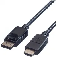Value DisplayPort Kabel DP - HDTV, ST/ST, schwarz, 4,5 m