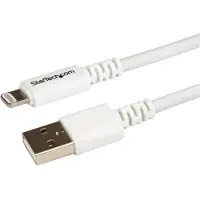 StarTech.com .com 3m Apple 8-Pin Lightning Connector auf USB Kabel - USB Kabel für iPhone / iPod / iPad - Weiß, 3 m, Lightning, USB A, Stecker, Stecker, Weiß