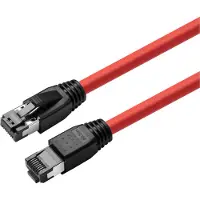 Microconnect MC-SFTP802R, 2 m, Cat8.1, S/FTP (S-STP), RJ-45, RJ-45, Rot