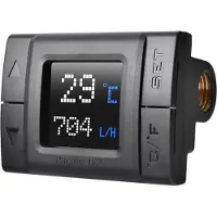 Thermaltake Pacific TF2, Durchflussanzeiger, Cooper, Kunststoff, Schwarz, 1/4 Zoll, SATA, 60 mm
