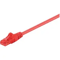 Microconnect B-UTP615R, 15 m, Cat6, U/UTP (UTP), RJ-45, RJ-45, Rot
