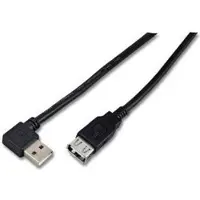 Microconnect USBAAF2ABLACK, 1,5 m, USB A, USB A, USB 2.0, Schwarz