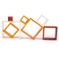 Bigjigs Natural Wooden Stacking Quadrate
