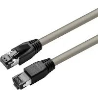 Microconnect MC-SFTP802, 2 m, Cat8.1, S/FTP (S-STP), RJ-45, RJ-45, Grau
