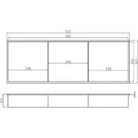 NEXTREND - GmbH Wandnische aus Edelstahl NT309010X - Mit Ablagen - senkrecht & waagrecht, Farbe:Gunmetal
