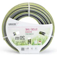 Famanu Gartenschlauch Comfort Slide Line grau/gelb 1/2 Zoll 20 m - extra flexibel