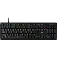 Corsair K70, Volle Größe (100%), Kabelgebunden, USB, Mechanischer Switch, Schwarz