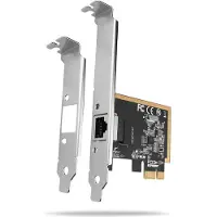 Axagon PCEE-GRF PCIe - Gigabit Ethernet adapter Realtek 8111F w. SP & LP, Eingebaut, Kabelgebunden, PCI Express, Ethernet, 1000 Mbit/s