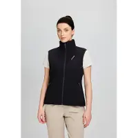 Icepeak Softshellweste "BRUSH", Damen, Gr. 38, schwarz (basic schwarz), Obermaterial: 100% Polyester, Westen Softshellweste, Softshellweste, für Sportmode und Outdoormode geeignet, als Weste