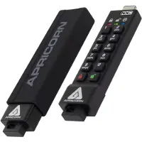 Apricorn Aegis Secure Key 3NXC - USB-Flash-Laufwerk - verschlüsselt - 64 GB - USB-C 3.2 Gen 1 - FIPS 140-2 Level 3