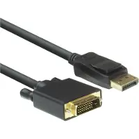 ACT AC7505 Videokabel-Adapter 1,8 m DisplayPort DVI Schwarz