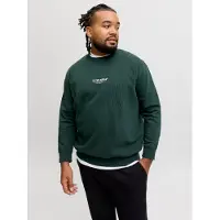 Jack & Jones Sweatshirt "JJESOHO SWEAT CREW NECK NOOS PLS", Baumwollmischung, regular fit