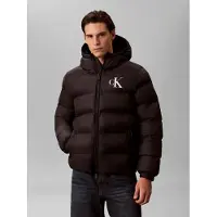 Calvin Klein Jeans Stilvolle Herrenjacke Schwarz, Wasserabweisend, aus Recyceltem Nylon
