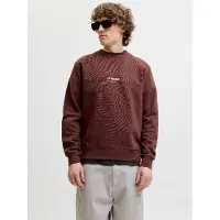 Jack & Jones Sweatshirt "JJESOHO SWEAT CREW NECK NOOS", Baumwollmischung, relaxed fit