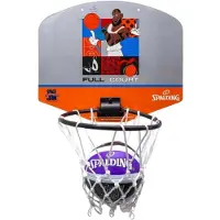 Spalding Mini Basketball Set Space Jam 79007Z, Basketball-Rückwand, Unisex, Grau, Größe: One size