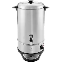 Royal Catering Boilerheizung mit Abtropfgitter für Glühwasser, Edelstahl, 230V, 20L
