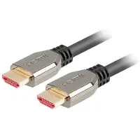 Lanberg CA-HDMI-30CU-0018-BK, 1,8 m, HDMI Typ A (Standard), HDMI Typ A (Standard), Schwarz