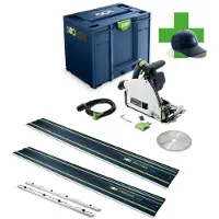 Festool Tauchsäge TS 60 KEBQ-Plus 100Y 578214 + 2x FS 1400/2 + Verbinder FSV/2