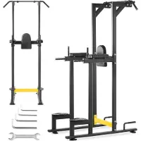 Gymrex Stationäre Multifunktionsstange für Klimmzugdips