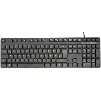 Targus AKB30DE, Volle Größe (100%), Kabelgebunden, USB, QWERTZ, Schwarz