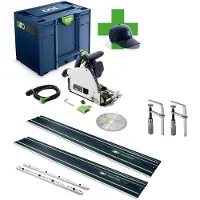 Festool Tauchsäge TS 60 KEBQ-Plus 100Y + 2x FS 1400/2 + FSV/2 + FSZ 120 2X