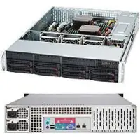 Supermicro SuperChassis 825TQC-R1K03LPB, Rack, Server, Schwarz, ATX, EATX, HDD, Netzwerk, Leistung, Stromausfall, System, 1000 W