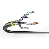 Digitus CAT 7A S/FTP Datenkabel - Erdverlegekabel, 1000 m Trommel, Simplex, PE, 100 m, Cat7a, S/FTP (S-STP), Schwarz