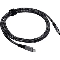Akyga AK-USB-34, 1,5 m, USB C, USB C, Thunderbolt 3, Schwarz