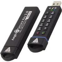 Apricorn Aegis Secure Key 3.0 - USB-Flash-Laufwerk - verschlüsselt - 16 GB - USB 3.0 - FIPS 140-2 Level 3