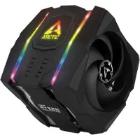 Arctic Freezer 50 TR (incl. A-RGB Controller) – Dual-Tower CPU Kühler für AMD Ryzen Threadripper mit A-RGB (inklusive A-RGB Controller), Kühler, 120/140 mm, 200 RPM, 1800 RPM, 0,4 Sone, Schwarz