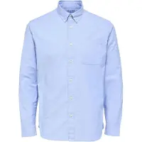 Selected Langarmhemd "SLHREGRICK-OX SHIRT LS NOOS" Baumwolle, regular fit