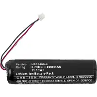 CoreParts MBXBPH-BA023, Babyphone-Akku, Schwarz, Philips, Avent SCD630/37, Avent SDC630, Einfarbig, 3,7 V