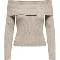 ONLY Strickpullover "ONLKATIA LIFE LS OFF SHOULDER KNT NOOS" Viskosemischung, regular fit