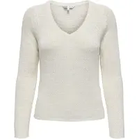 ONLY V-Ausschnitt-Pullover "ONLGEENA L/S V-NECK KNT NOOS"