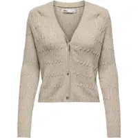 ONLY Strickjacke "ONLKATIA LS CABLE V-NECK CARDIGAN CC KNT"