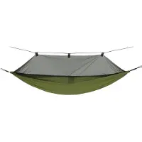 Grand Canyon Hängematte BASS MOSQUITO HAMMOCK – Ultraleichte Outdoor Hängematte mit Moskitonetz, 320 x 150 cm, bis 150 kg, inkl. Karabiner, Gurte & Baumschoner, kompakt & robust für Camping & Trekking
