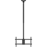 Deltaco Office mounting kit - telescopic - for flat panel - 1090-1690 mm 60 kg - black - Maks 60 kg - Ma...