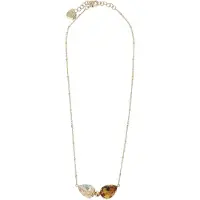 Otazu Classic Drop Necklace Topaz Gold, Brown Größe: OS | Halsketten Outlet | Damen | Braun