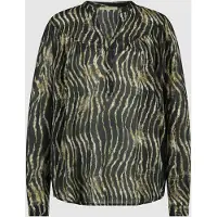 Circle of trust Olive Blouse Bronze Tiger Größe: S | Longsleeves Outlet | Damen | Braun