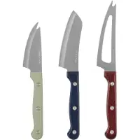 Nicolas Vahé Cheese knives, NVCheese Knives, WhiteBlueRed