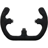 Asetek SimSports GT Rim - Open D, Wildleder