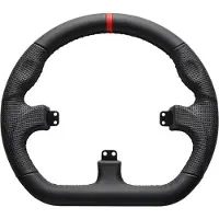 Asetek SimSports GT Rim - Closed D, Leder - schwarz