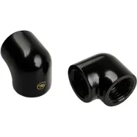 Bitspower Touchaqua Adapter 90 Grad G1/4 Zoll IG auf G1/4 Zoll IG - 2er Pack