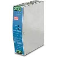Planet PWR-75-48, 75 W, 100 - 240 V, 50 - 60 Hz, 1.45 A, Überspannung, Überhitzung, Überlastschutz, Kurzschluß, Blau, Grau