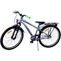 Volare Cross Kinderfahrrad - Jungen - 24 Zoll - Dunkelgrau