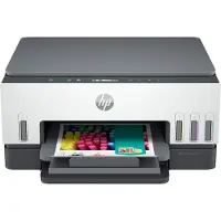 HP Smart Tank 6005 Wireless All-in-One Farbe Drucker, Kopierer, Scanner, Thermal Inkjet, Farbdruck, 4800 x 1200 DPI, A4, Direktdruck, Grau, Weiß