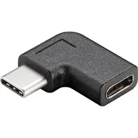 Microconnect USB3.1CCMF, USB C, USB C, Schwarz