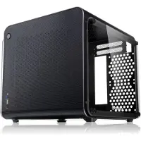 RAIJINTEK METIS EVO TGS, Mini Tower, PC, Schwarz, Mini-ITX, Aluminium, SPCC, Gehärtetes Glas, 13,5 cm